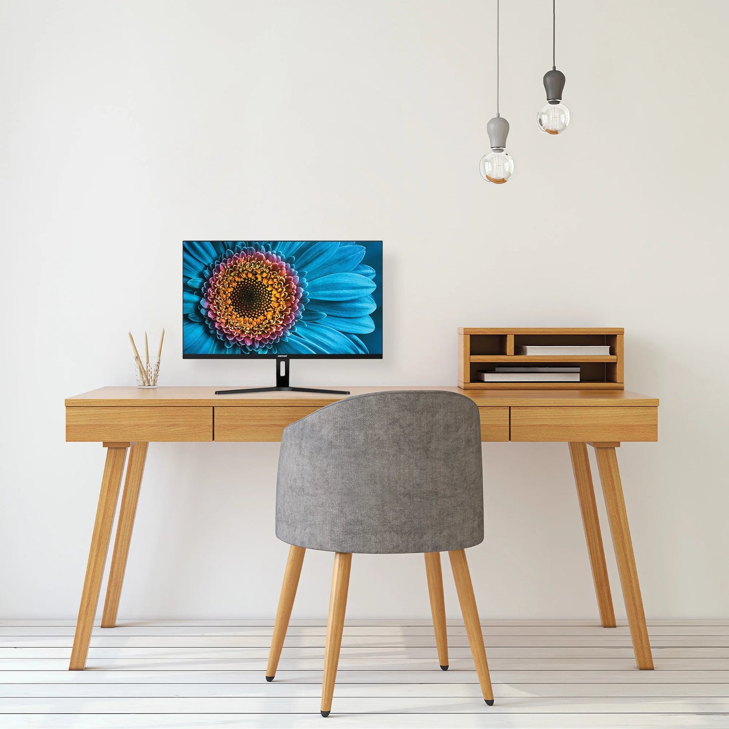 Element 24” 1080P IPS LCD 3-Side Frameless Computer Monitor - Black (EM2FPAB24B)