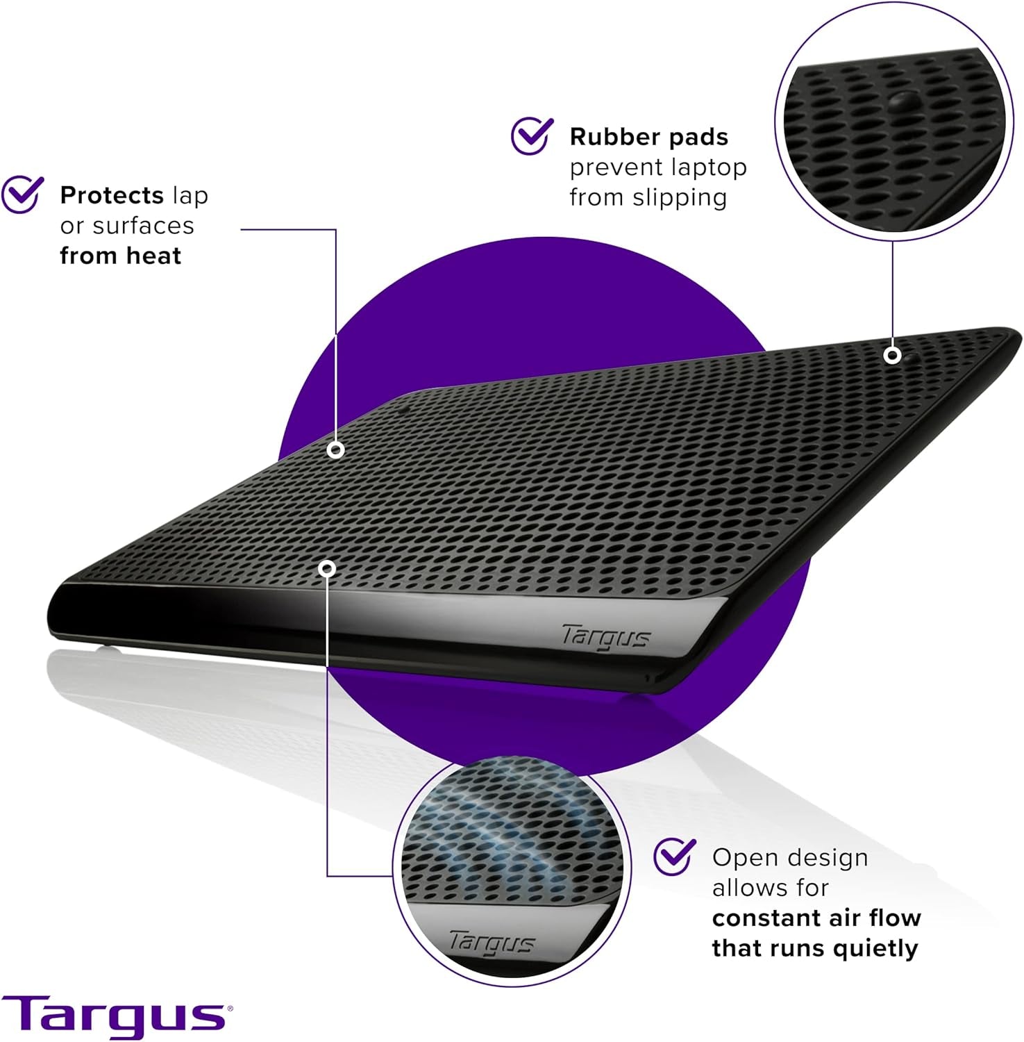 Chill Mat for up to 16-Inch Laptop, Black (PA248U5)