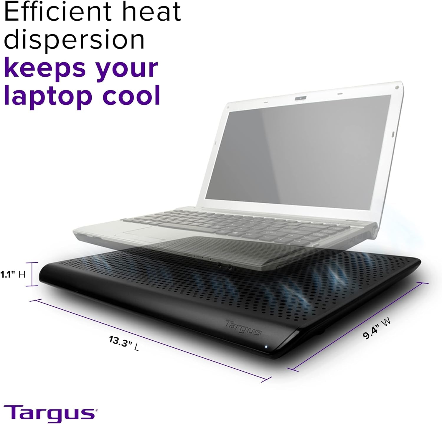 Chill Mat for up to 16-Inch Laptop, Black (PA248U5)